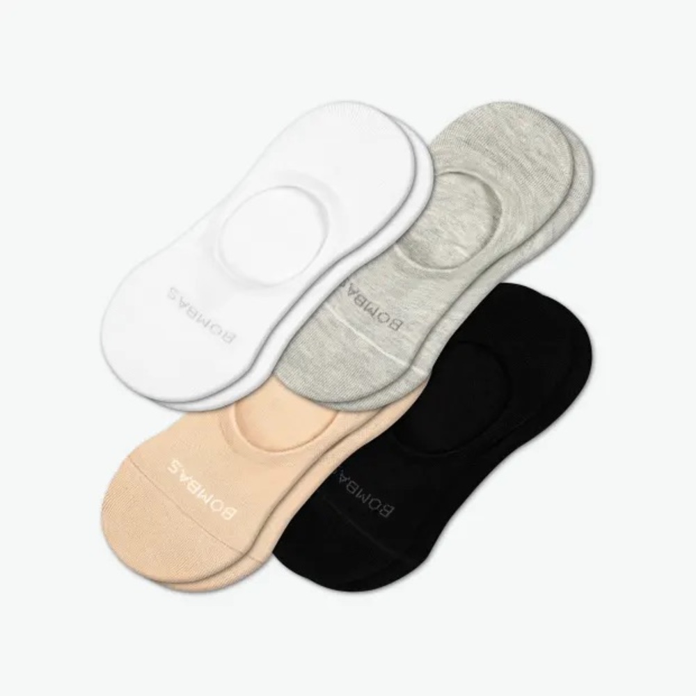 Bombas Women's Lightweight No Show Sock 4-Pack